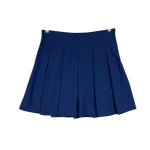 J. Crew Pleated Active Skort Blue Sz M